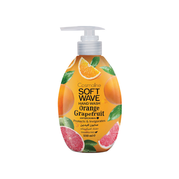 Cosmaline Soft Wave Liquid Soap Orange Grapefruit 550ml