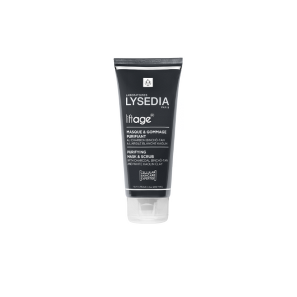 Lysedia Purifying & Scrub Mask & Scrub with Charcoal Clay 100 ml