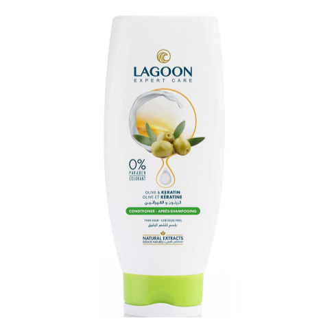 Lagoon Natural Extracts Conditioner for Thin Hair - Olive & Keratin 400ml