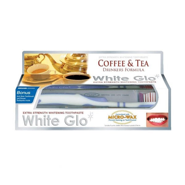White Glo Whitening Toothpaste - Coffee & Tea Drinkers Formula