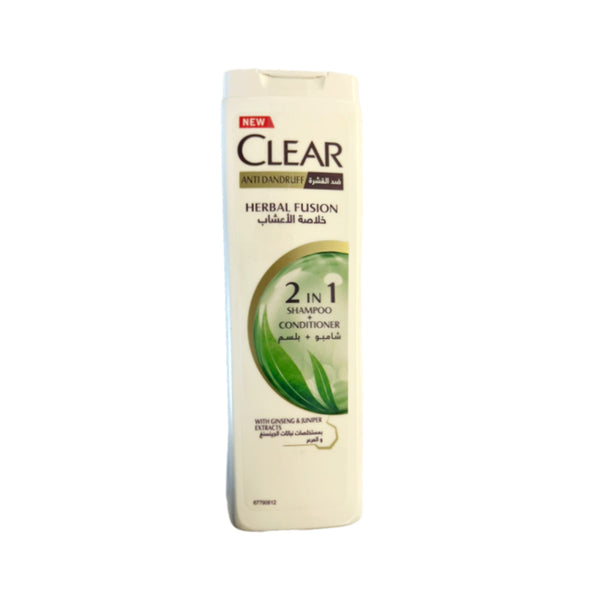 Clear Herbal Fusion Anti-Dandruff 2 In 1 Shampoo & Conditioner