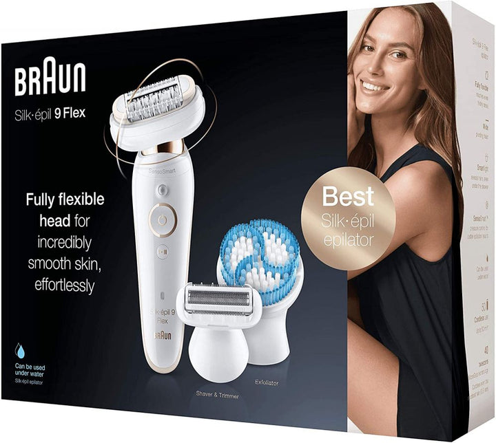 This Braun Silk-épil 9 Flex 9-10 epilator promises salon-smooth