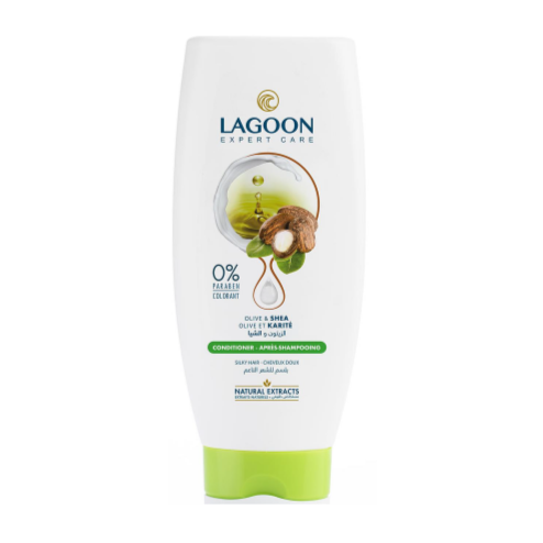 Lagoon Natural Extracts Conditioner for Silky Hair - Olive & Shea 400ml