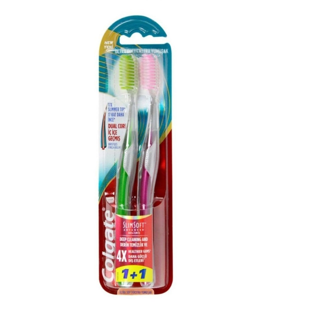 Colgate Slim Soft Advance Multipack Toothbrush - Buy 1 get 1 Free ...