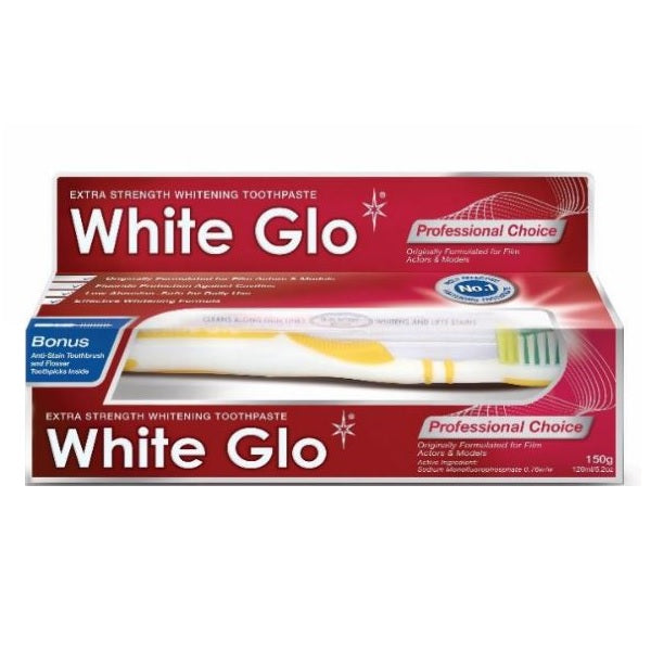 White Glo Whitening Toothpaste - Professional Choice