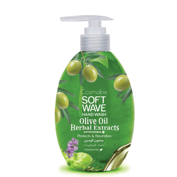 Cosmaline Soft Wave Olive Oil Herbal Extracts Hand Wash - Liquid Soap